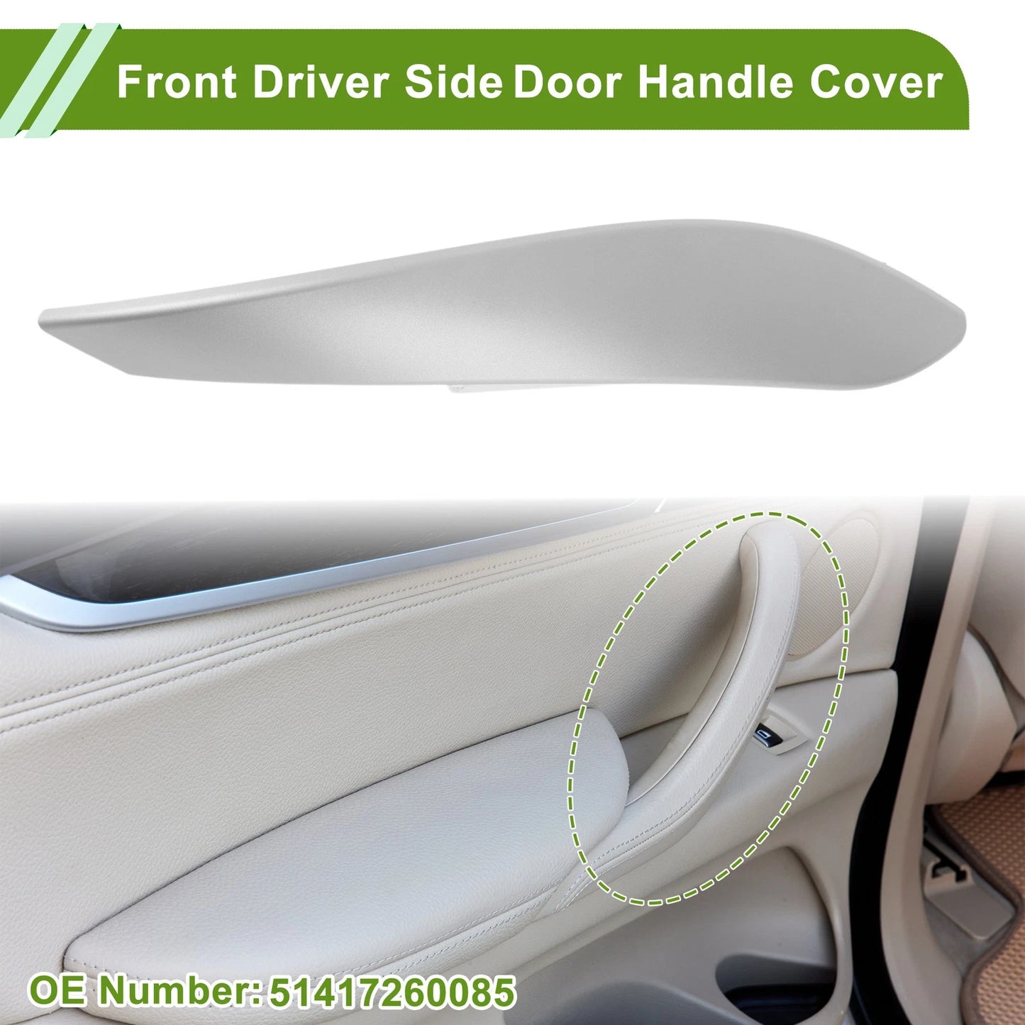 Door Panel Handle Trim Cover for BMW 330i (2017)