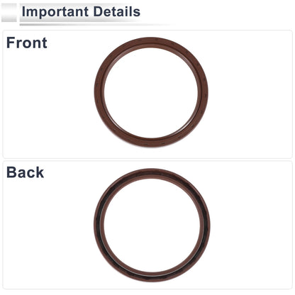 Rear Crankshaft Oil Seal for Toyota Alphard 2003-2014 (2 x NBR Rubber Seals)