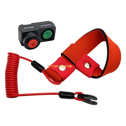 Safety Tether Lanyard Kill Stop Switch for Kawasaki Jet Ski 300SX (1986–91)