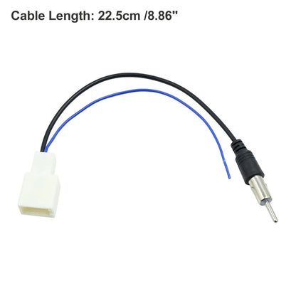 12V Car Radio Antenna Wire Harness Female Adapter Connector Cable for Toyota