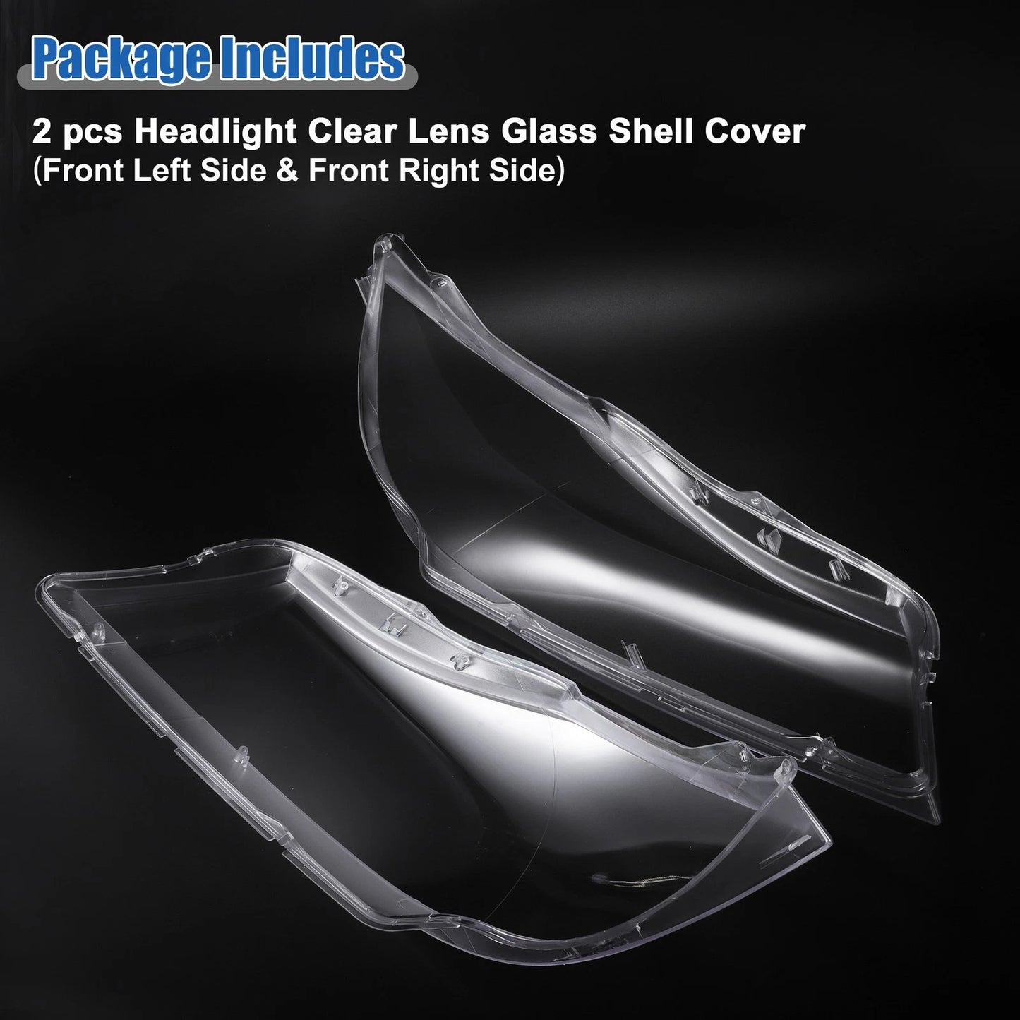 Clear Lens Covers for BMW 3 E90 E91 (2005-2012) - 1 Pair