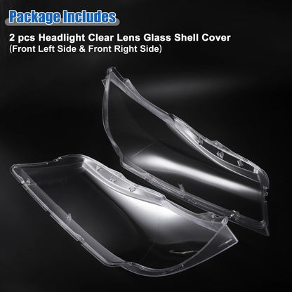 Clear Lens Covers for BMW 3 E90 E91 (2005-2012) - 1 Pair
