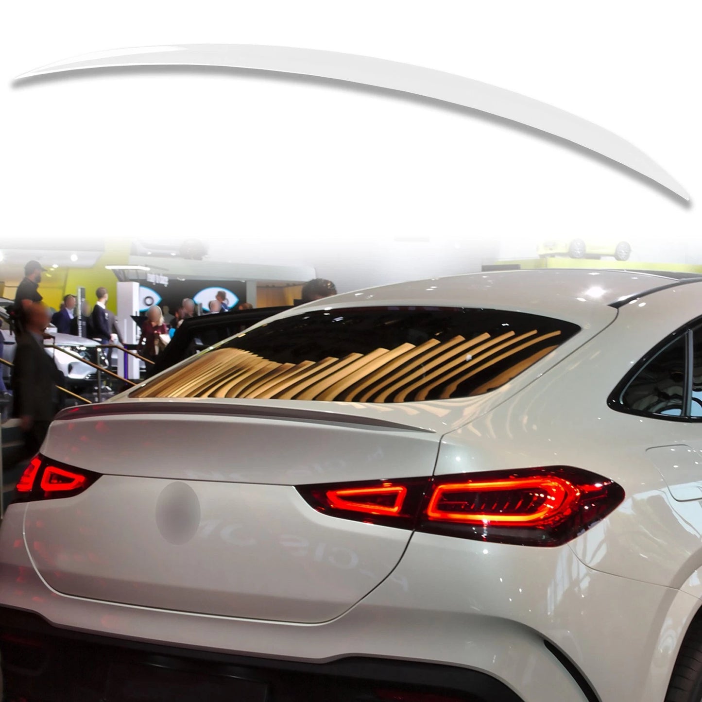 ABS Boot Spoiler for Mercedes Benz W167 Coupe Polar White (2019-2023)