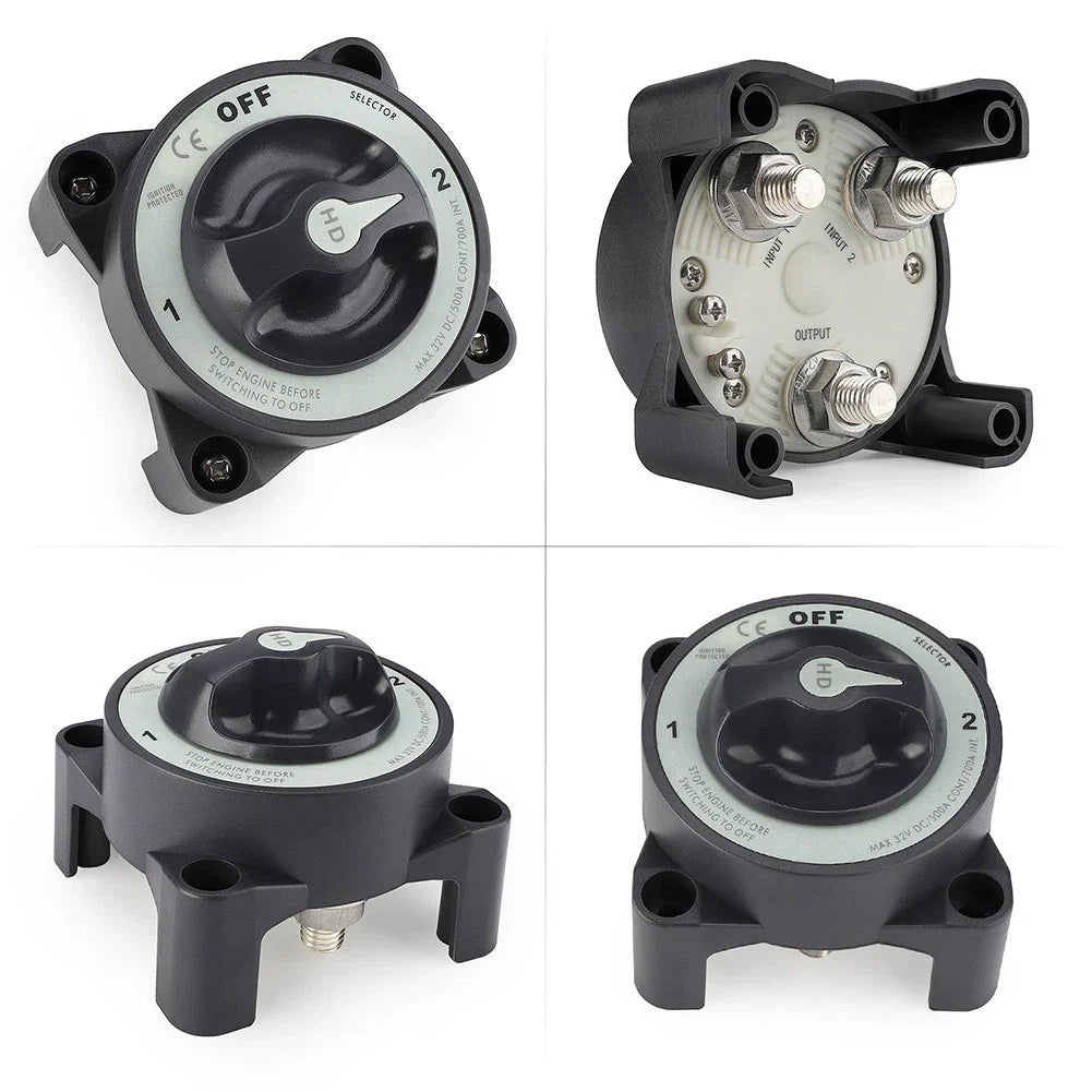 HD Series 500A Battery Cut Off Switch for Boats/RVs