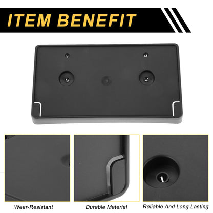 Front Bumper License Plate Bracket for Dodge Ram 1500 (2018-2023) 1 Set