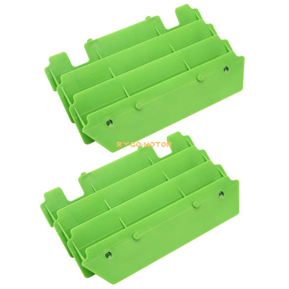 Radiator Guards Green for Kawasaki KX125/KX250