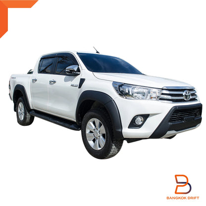 6" Matte Black Fender Flares for Toyota Hilux Ute Revo SR5 (2015-2018)