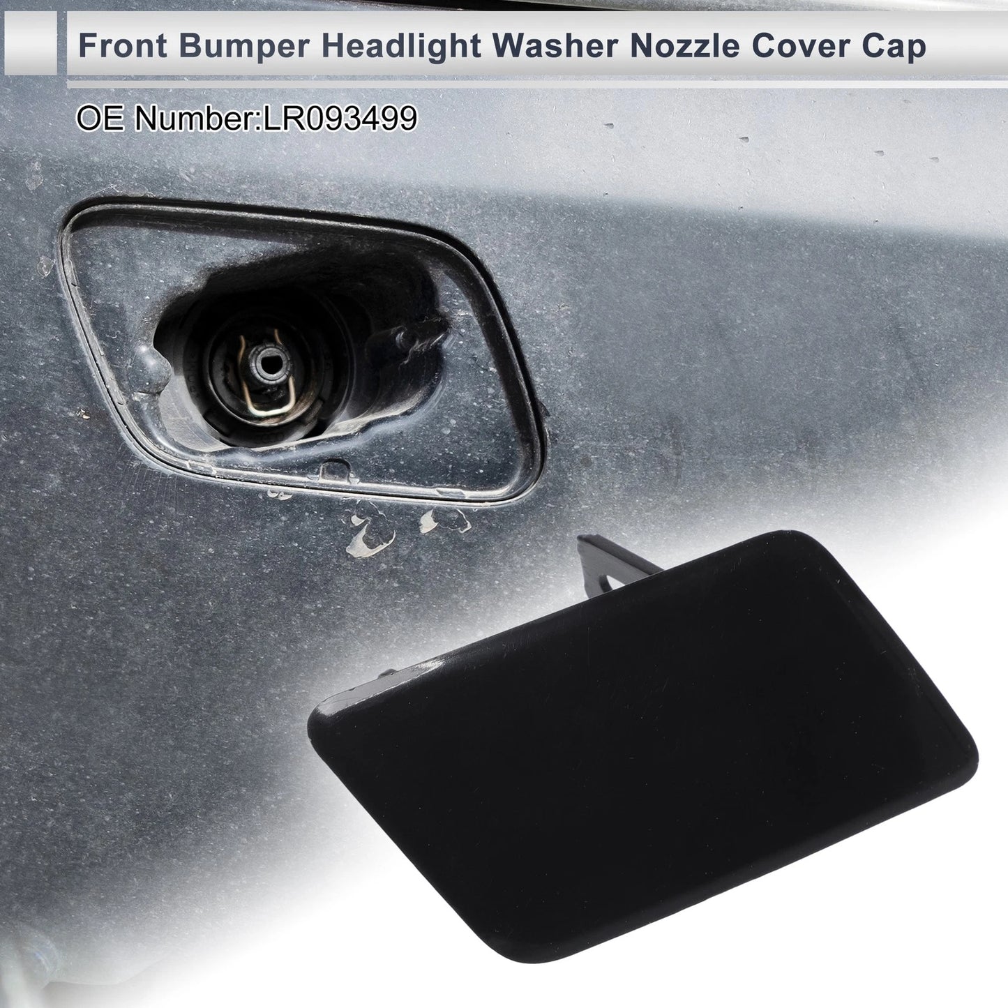 Bumper Headlight Washer Nozzle Cover for Land Rover