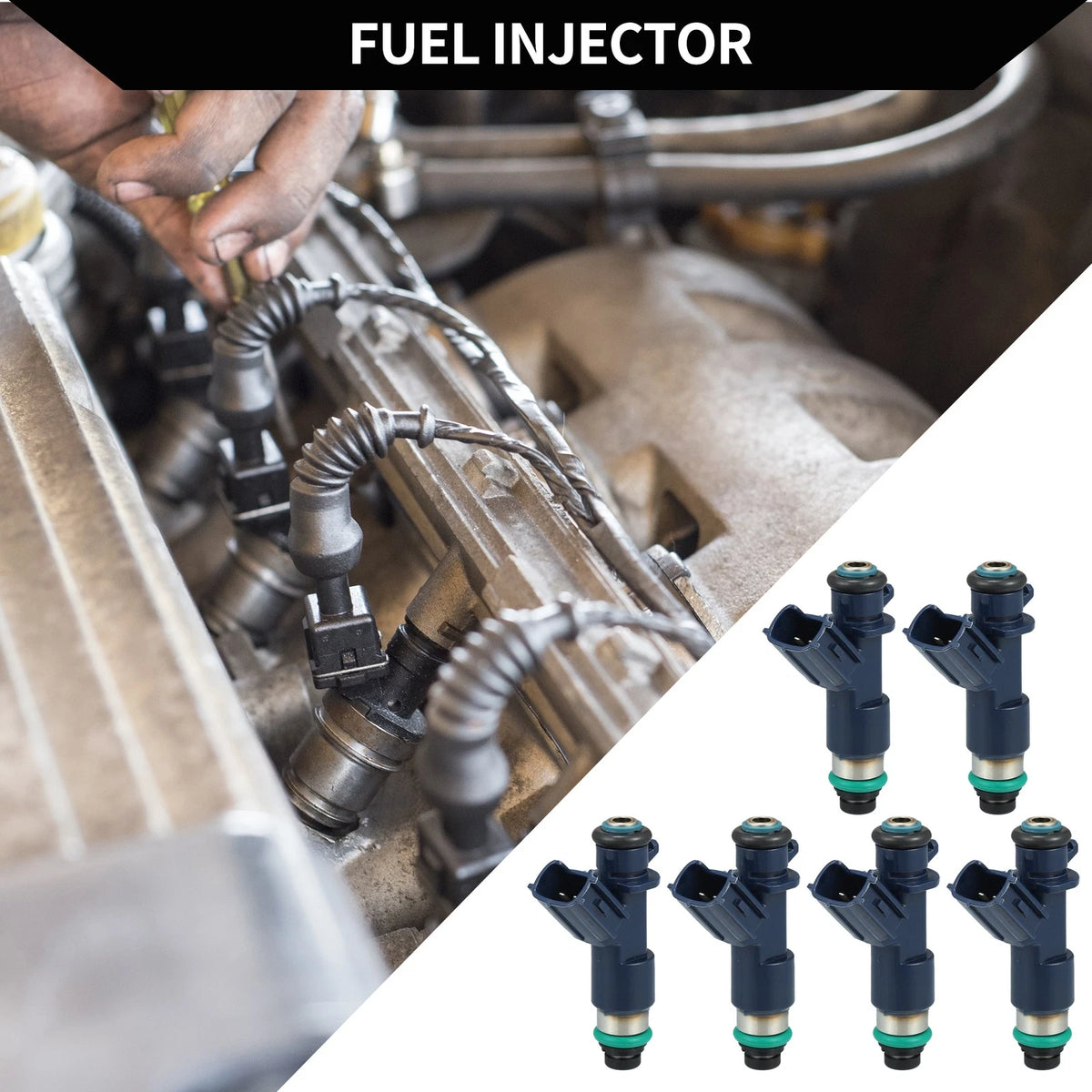 6 x Fuel Injectors for Honda Accord 3.5L (2008-2017)