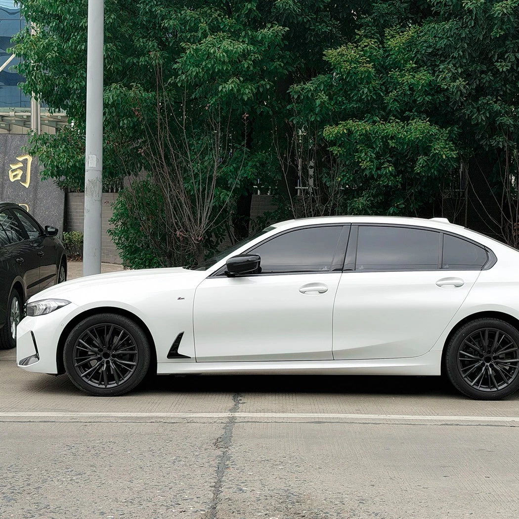 Gloss Black Add-On Side Fender Vent Duct Trims for BMW 3-Series G20 G21