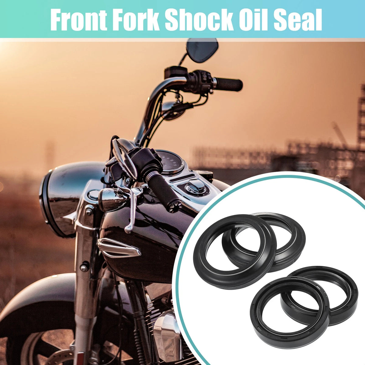 40mmx52mm Motorcycle Front Fork Shock Oil Dust Seal Set for Aprilia RS125