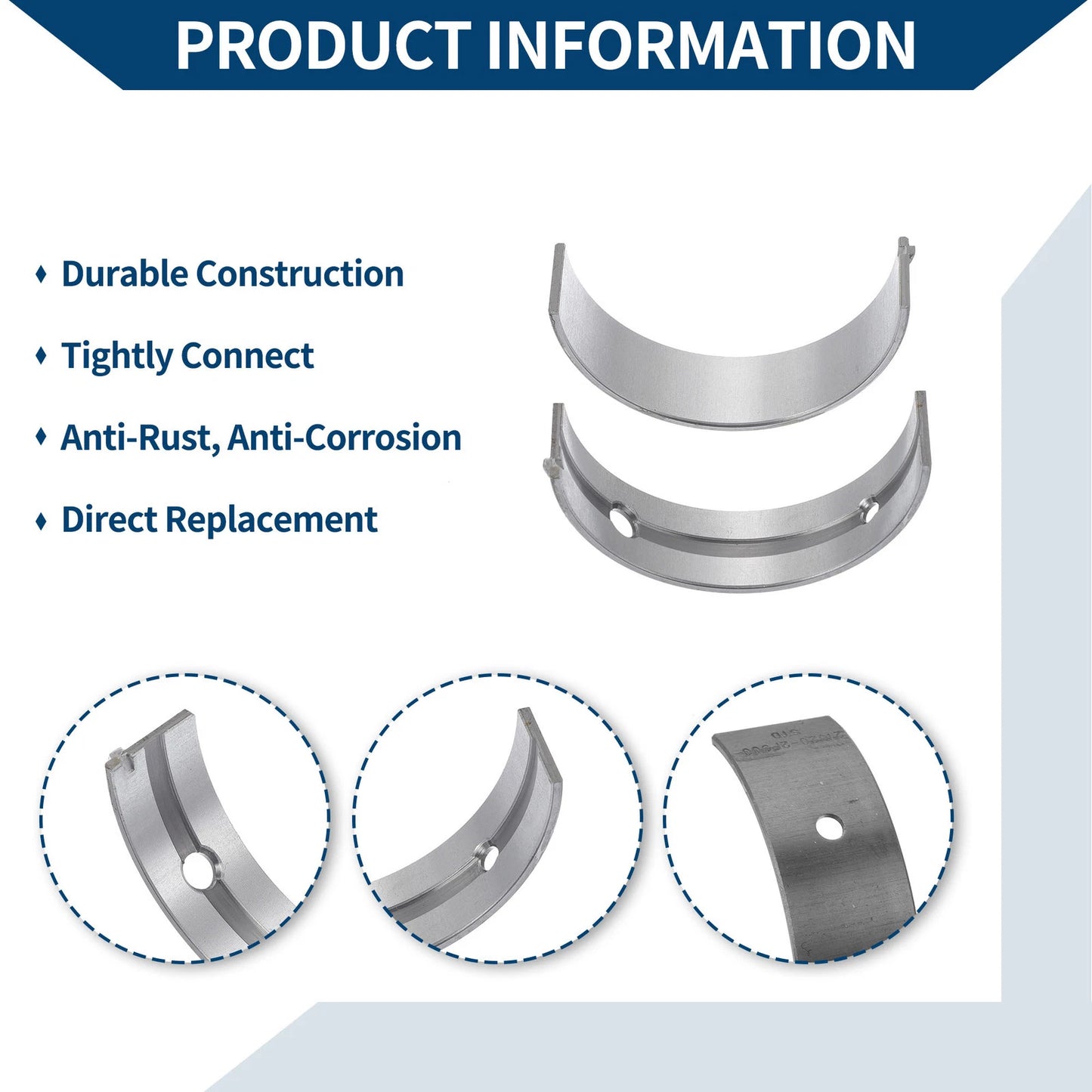 Main Bearing Set for Kia Sportage III (1995-2012)