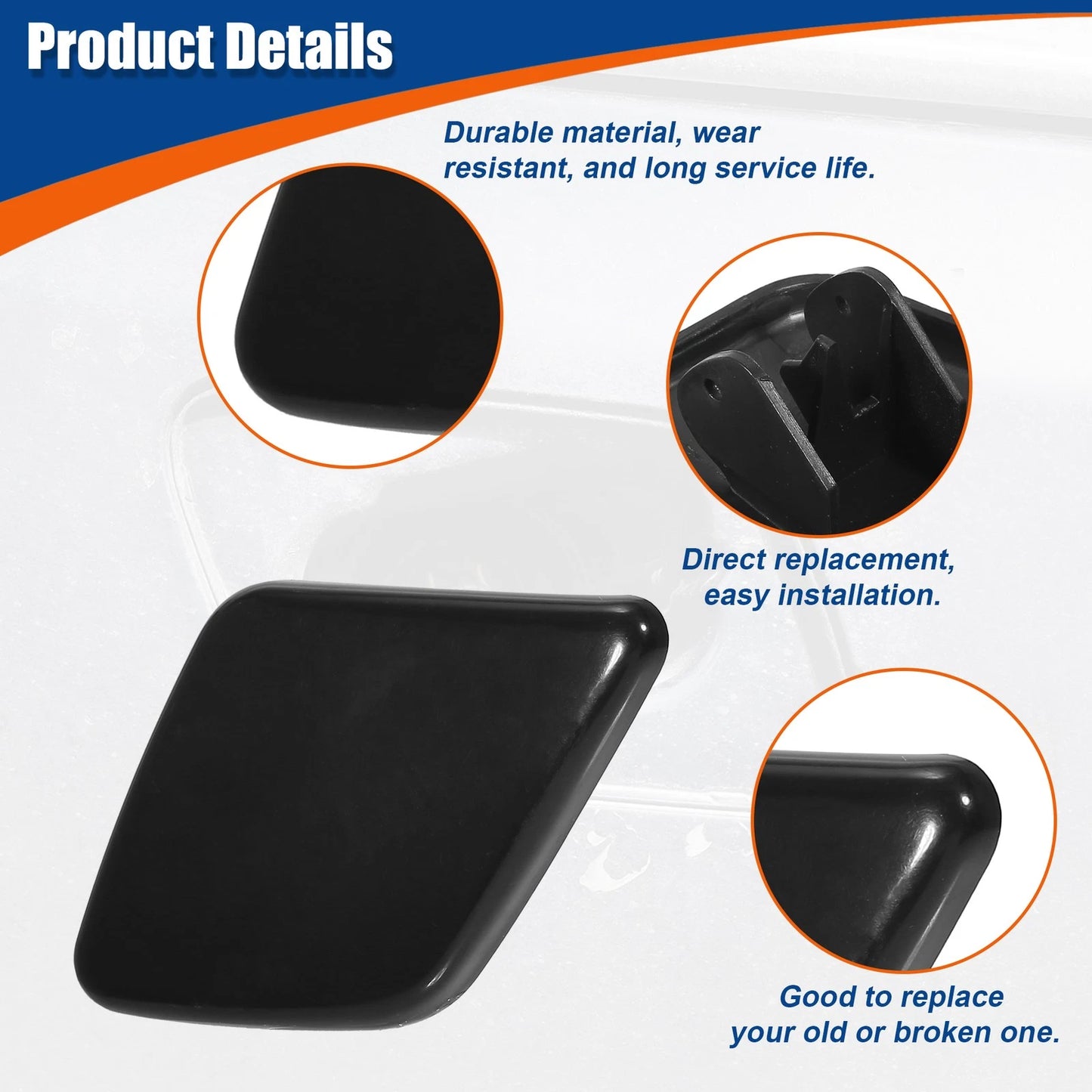 Left Side Headlight Washer Nozzle Cover for Volvo XC90 (2007-2014)