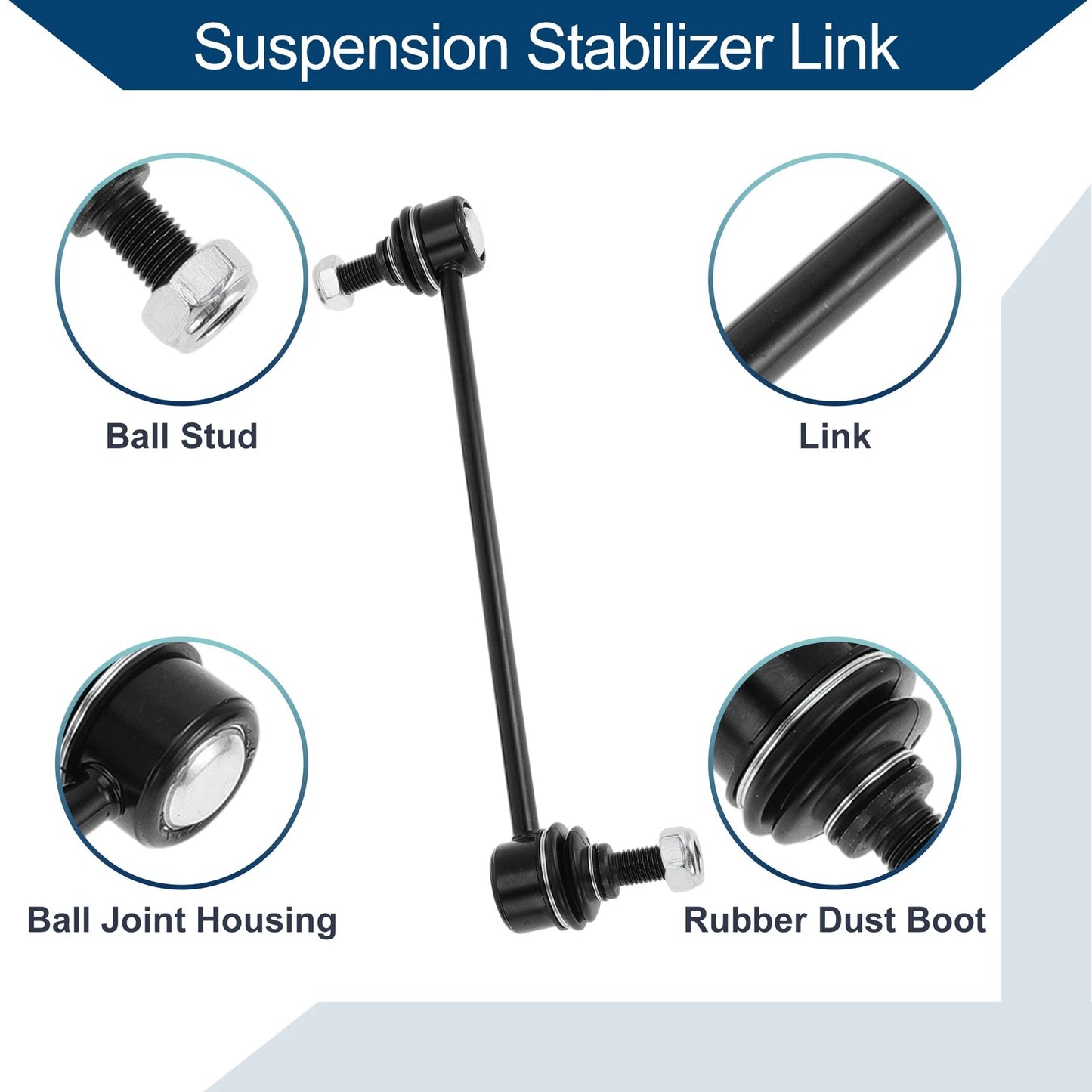 Front Stabilizer Bar Links & Bushings for Toyota Camry