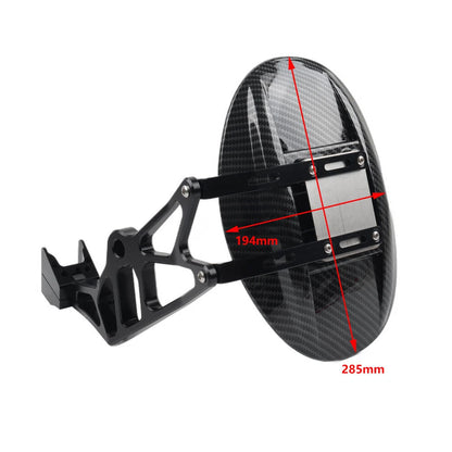Carbon Fiber Rear Splash Mudguard w/Bracket for KAWASAKI Z1000/SX (2014-2020)