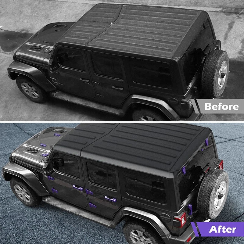 Full Set Exterior Trim Covers for Jeep Wrangler JL (2018-2023)