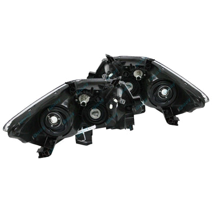 LH & RH Non-Xenon Replacement Headlights Pair for Toyota Corolla 2009-2012