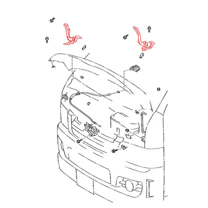 Bonnet  Hinge for Toyota Hiace Commuter 2005-2019