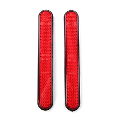 Red Rear Shock Absorber Reflector Strips for Harley Sportster 883 1200 (2004-2023)