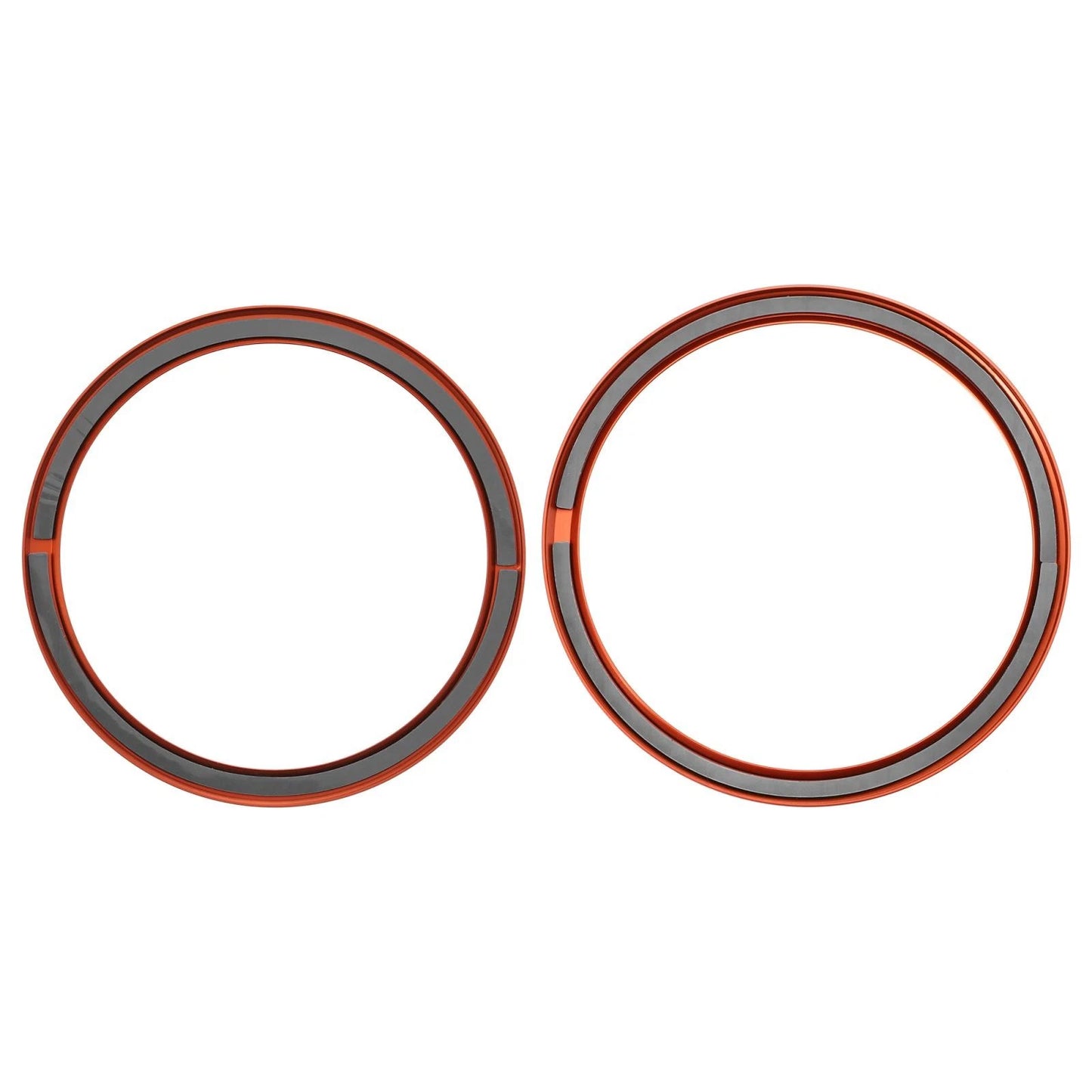 4 Pcs AC Outer Vent Ring Trim Covers for Chevrolet Camaro Orange (2016 - 2020)