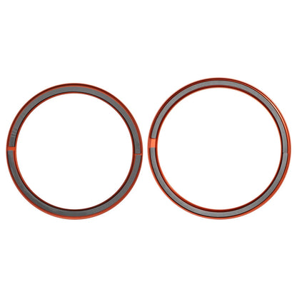 4 Pcs AC Outer Vent Ring Trim Covers for Chevrolet Camaro Orange (2016 - 2020)