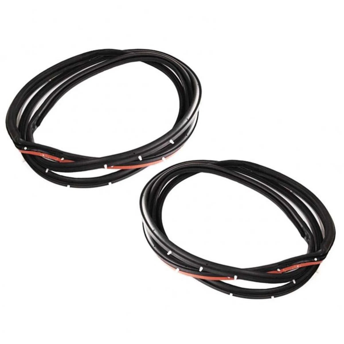 Door Rubber Seal Weatherstrip Front LH+RH Fits Honda Civic EE EF 4D 1988-91