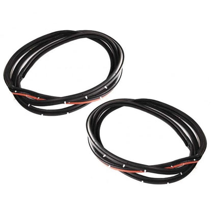 Door Rubber Seal Weatherstrip Front LH+RH Fits Honda Civic EE EF 4D 1988-91