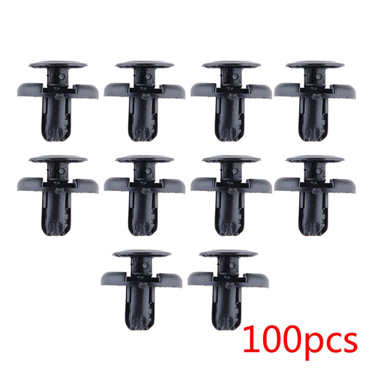 100 Pcs Bumper Fender Push Retainers Clips for Toyota Suzuki Mazda