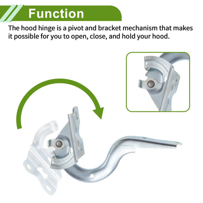 Bonnet Hinges for Toyota Corolla Front Bonnet Bracket (2014-2017) - 1 Pair