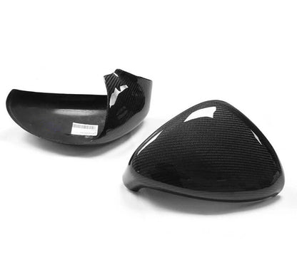 Real Carbon Fiber Add-on Side Mirror Caps Cover for Porsche Panamera 970 2014-16