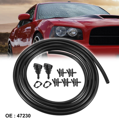 Windshield Washer Nozzles & 1.8m Hose for Subaru Impreza (2008-2012)