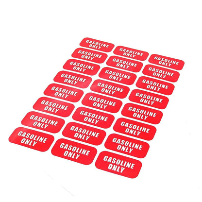 Gasoline Only Fuel Caution Warning Decal for Boat, PWC, Jet Ski, 24x