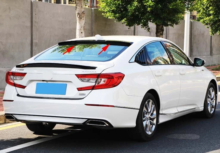 Black Factory Style Glass Roof Spoiler Wing for Honda Accord Sedan (2018-2021)