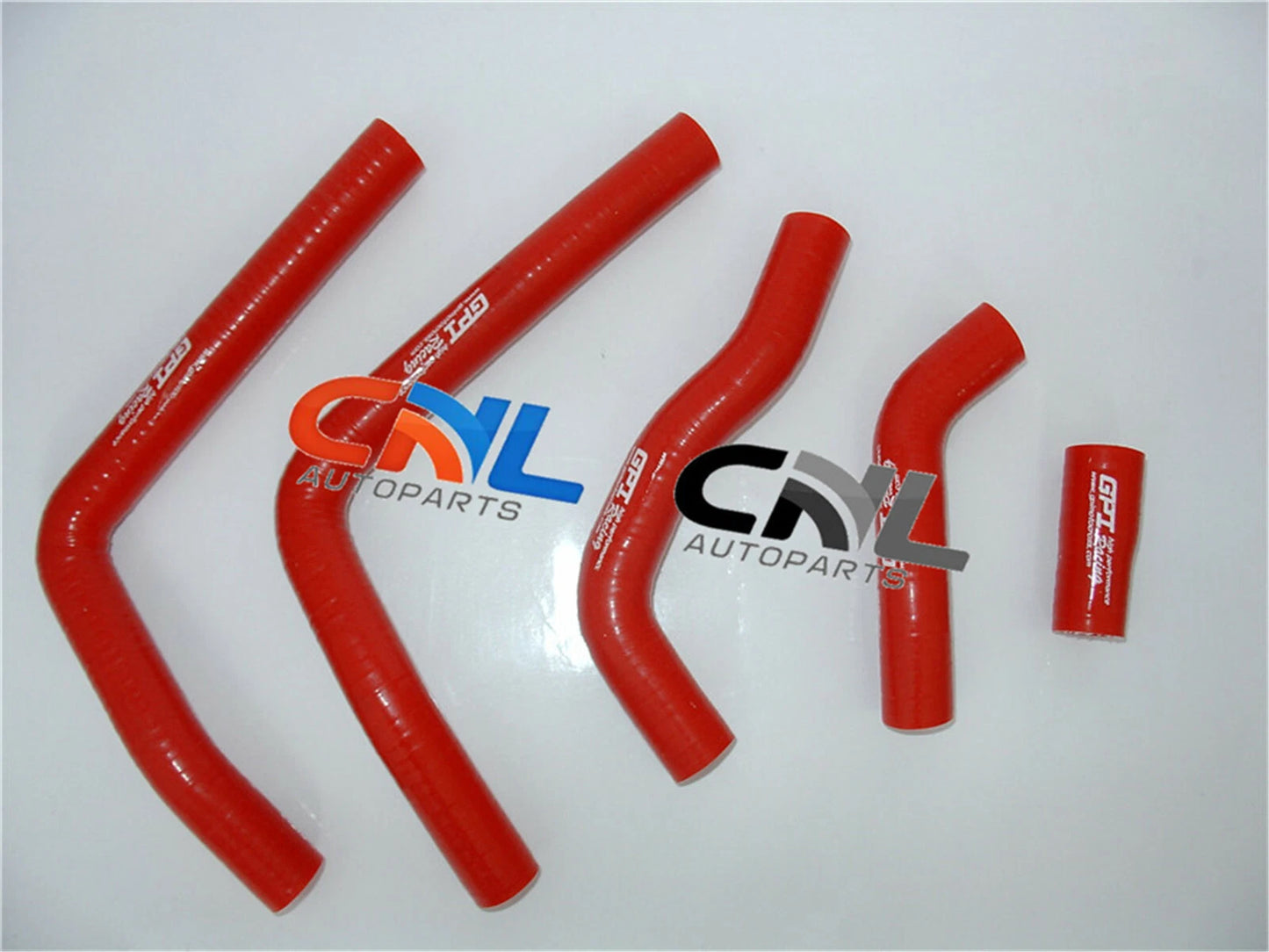 Silicone Radiator Hose for Honda CR125 (2005-2008) - Red 2 x Hoses