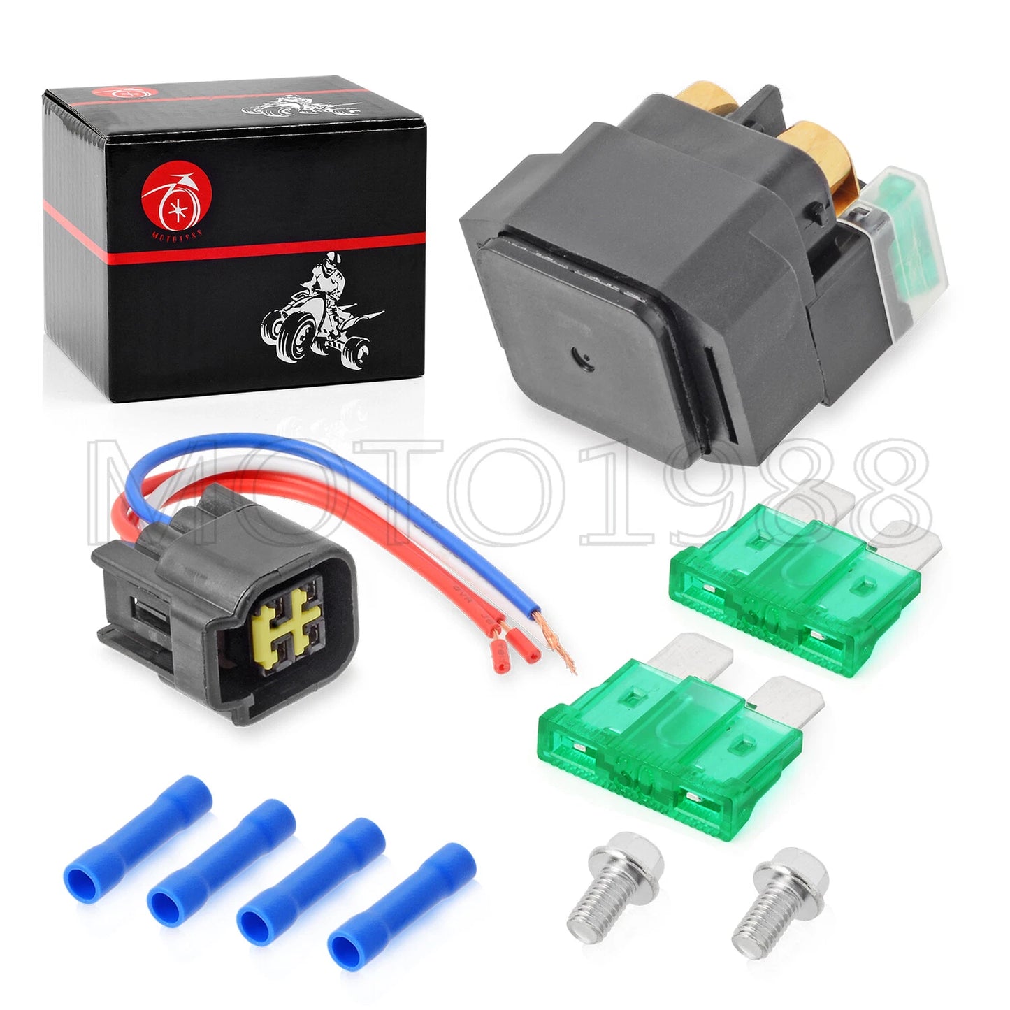 Starter Solenoid Relay M-B & Plug for Yamaha MT-10