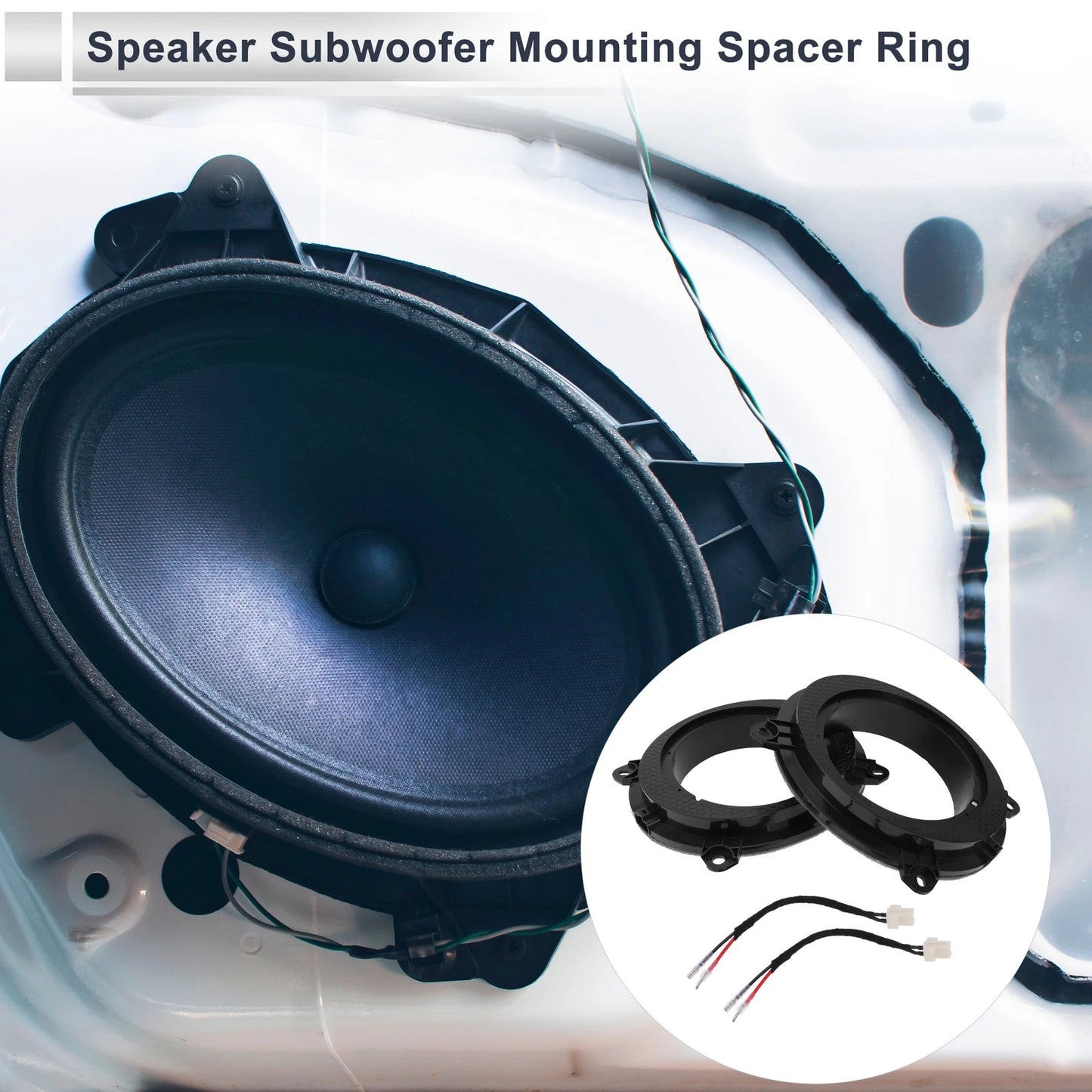 Speaker Spacer Ring Adaptor for Toyota 7x9" to 6.5" ()