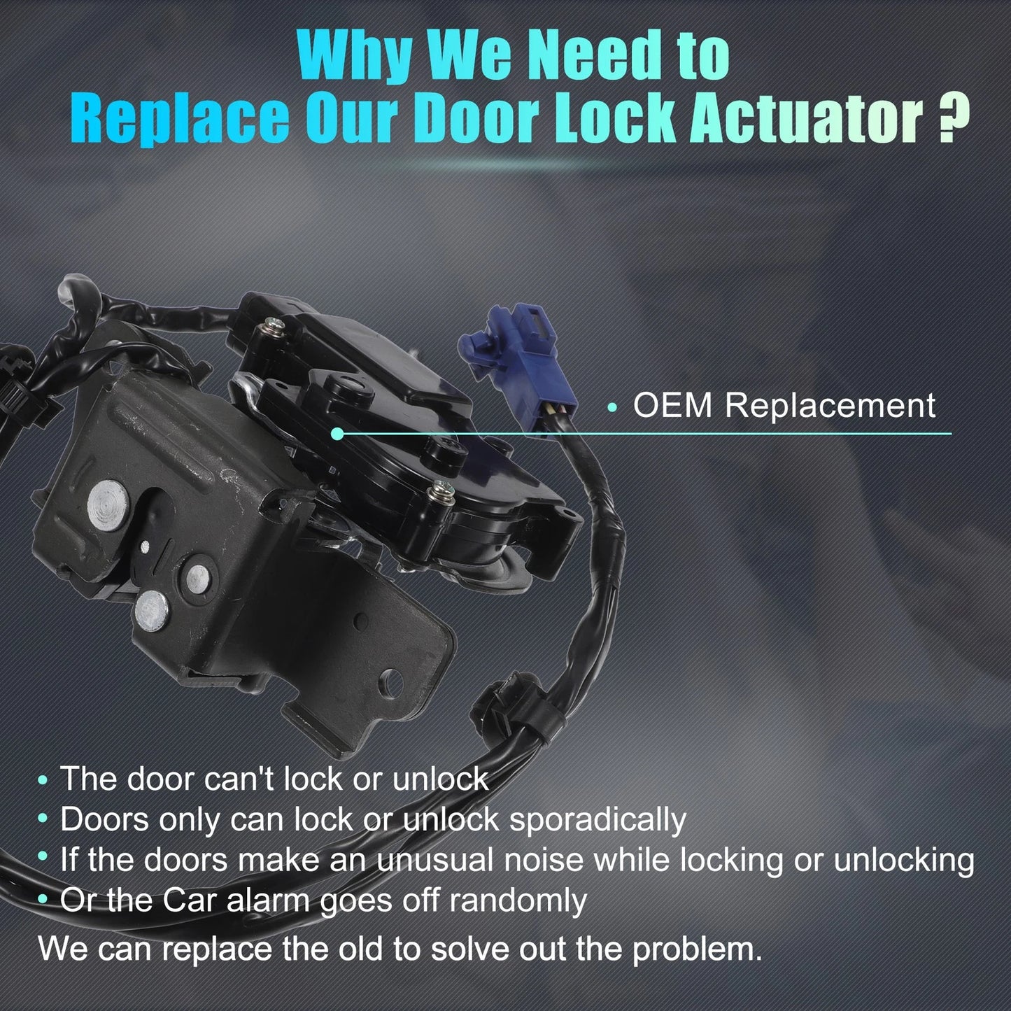 Rear Liftgate Door Lock Actuator for Toyota Prius (2010-2015)