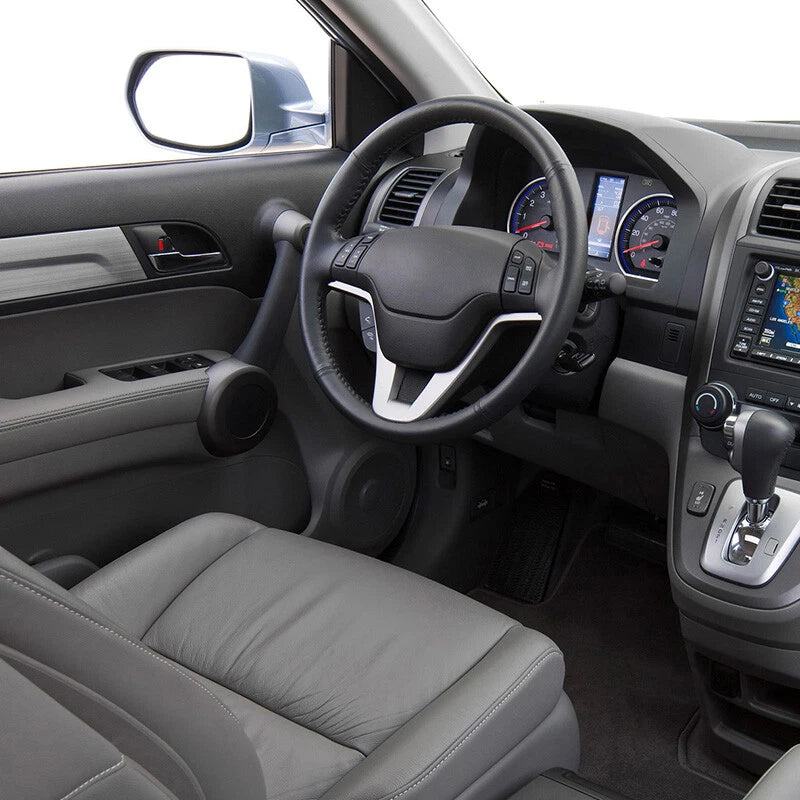 Front Black Interior Door Handle Covers for 2007-2011 Honda CR-V (2 x Covers)