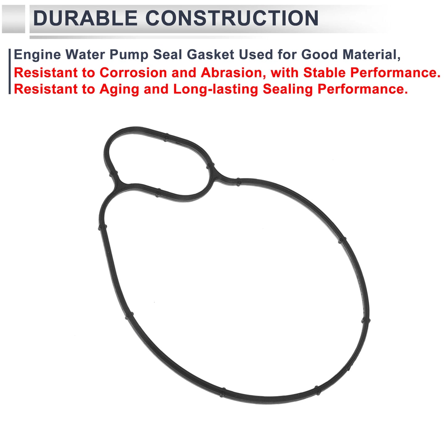 Water Pump Gasket for BMW 550i Base (2011-2016) - Rubber 1 x Engine Component