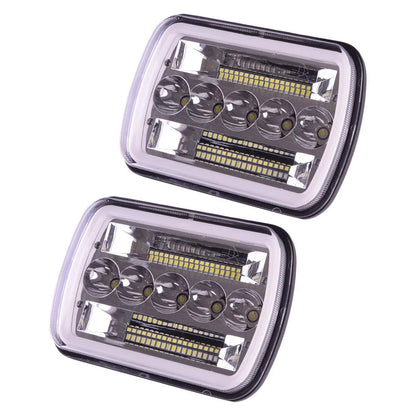 Headlights Hi/Lo DRL Daytime Driving Lights for Jeep Chevy GMC
