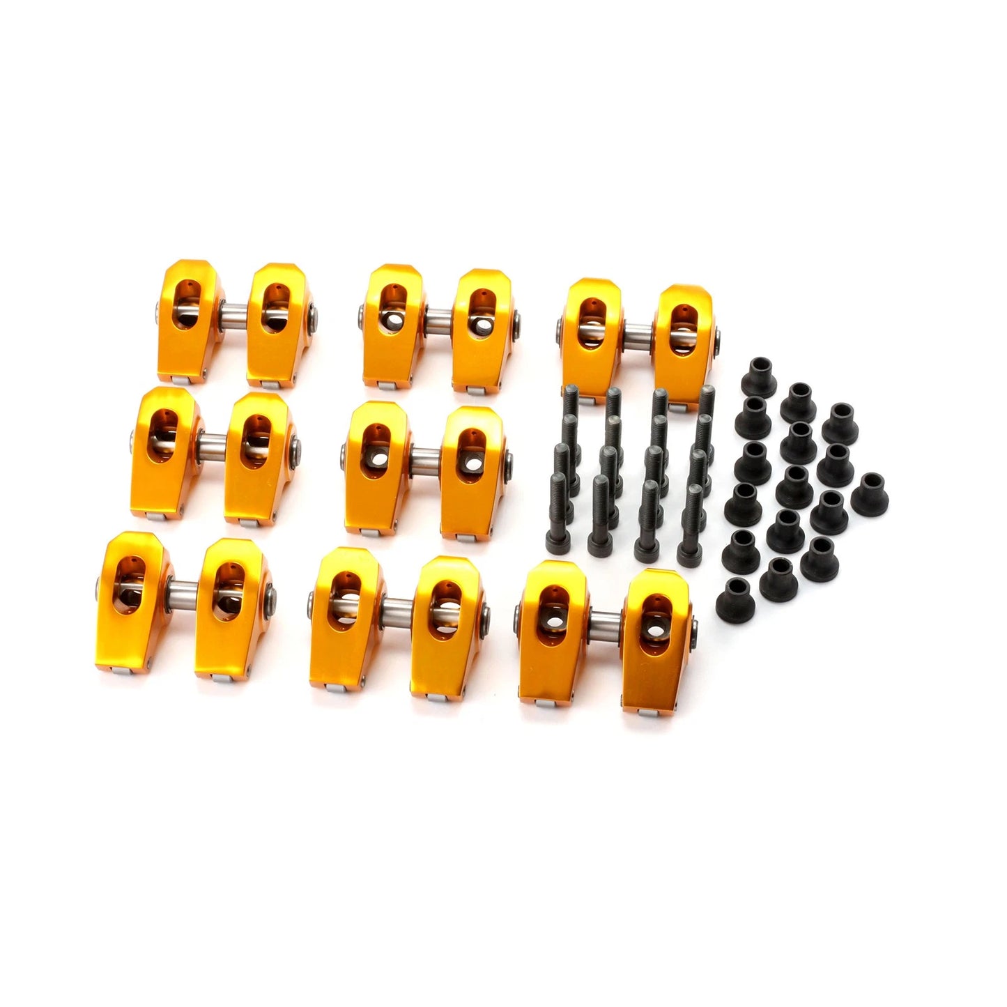 1. 1.7 Ratio Aluminum Pedestal Rocker Arms Set for Chevy GM LS1 LS6