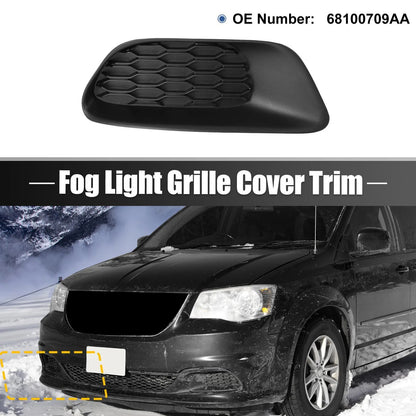 Front Left Fog Light Grille Cover for Dodge Grand Caravan (2011-2020)
