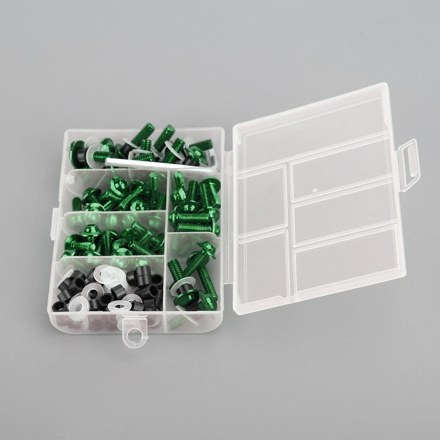 158 Piece Green Aluminium Fairing Screw Trim Bolts Set for F2