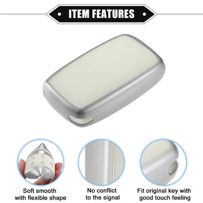 5 Button Key Fob Shell Cover for Land Rover Range Rover (2010-2018) White