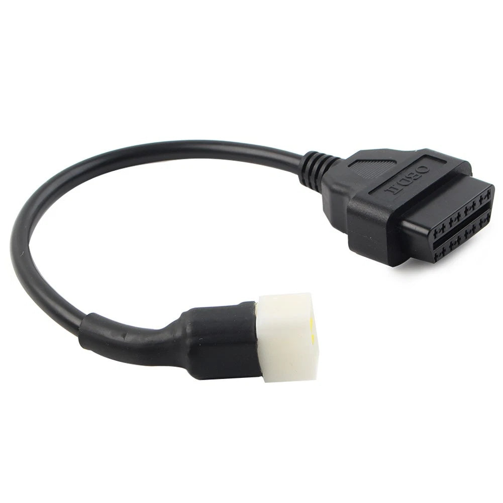 6 Pin OBD to 16 Pin OBD2 Diagnostic Scanner Tool Adapter Cable for Delphi
