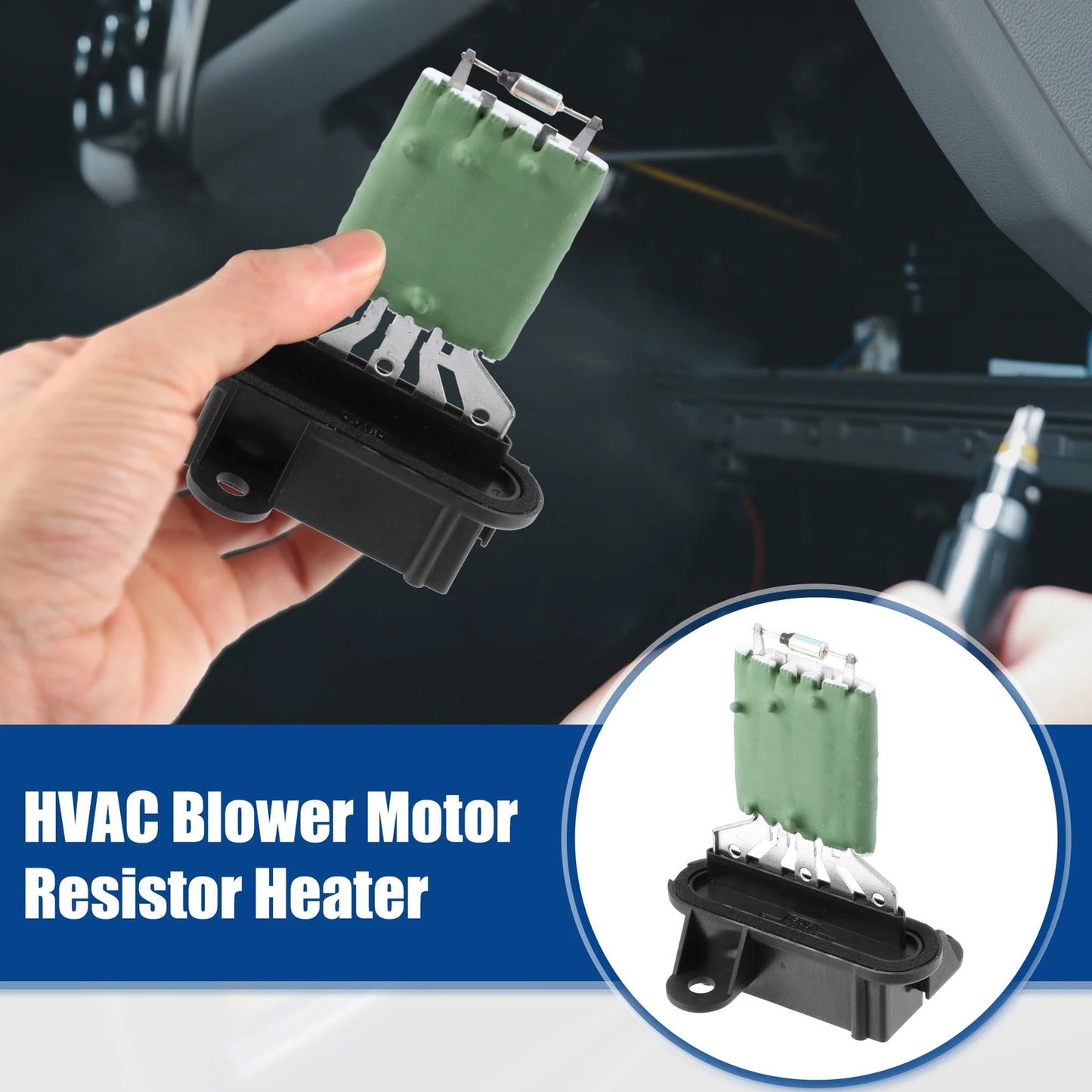 1 Pcs HVAC Blower Motor Resistor Heater for Chrysler Sebring Black Green
