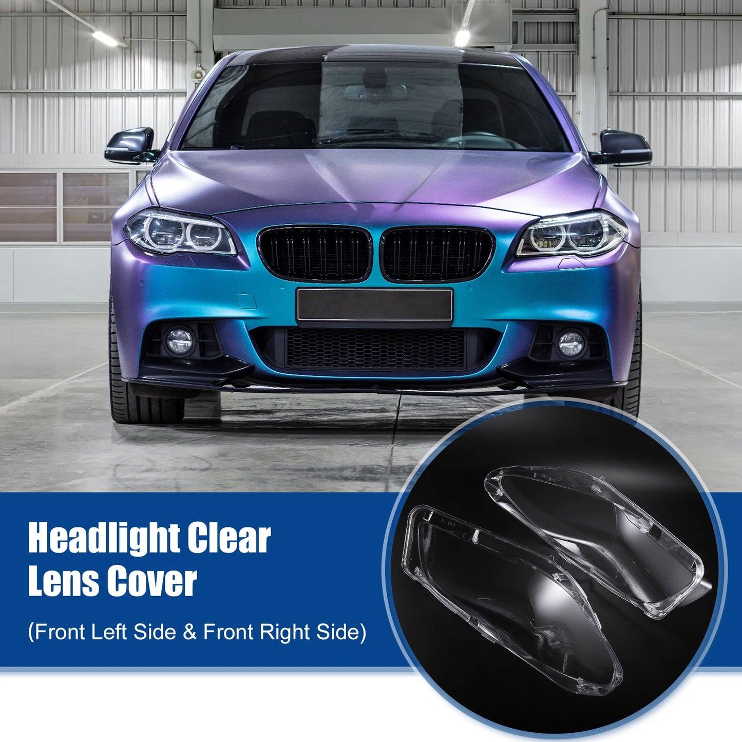 Clear Lens Shell Cover for BMW 5 Series 525i (2001-2003)