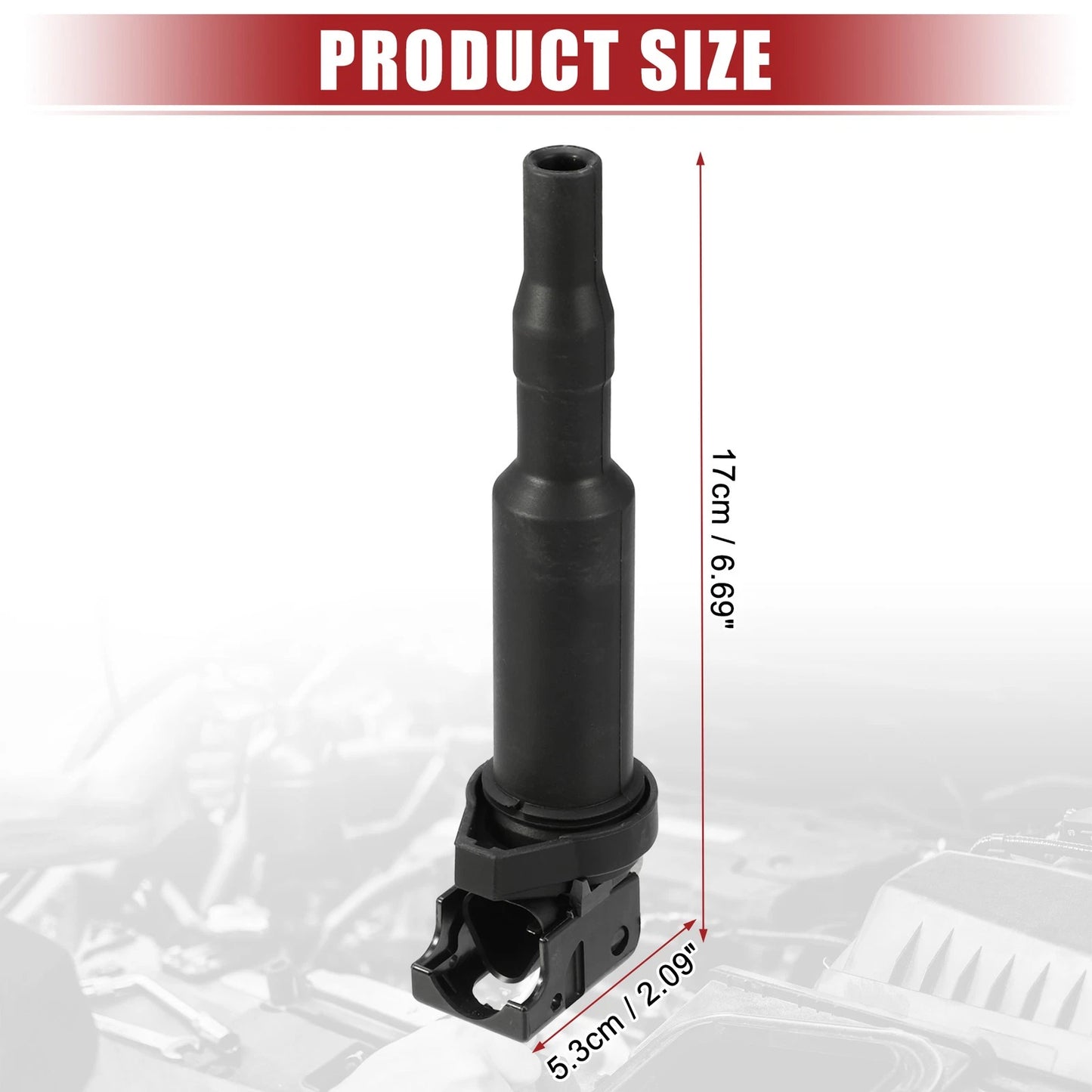 4 x Ignition Coil Pack for BMW 128i (2008-2013) Black