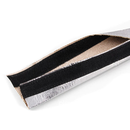 3.2ft Aluminized Insulated Heat Shield for Car Fuel Lines 3/8" ID