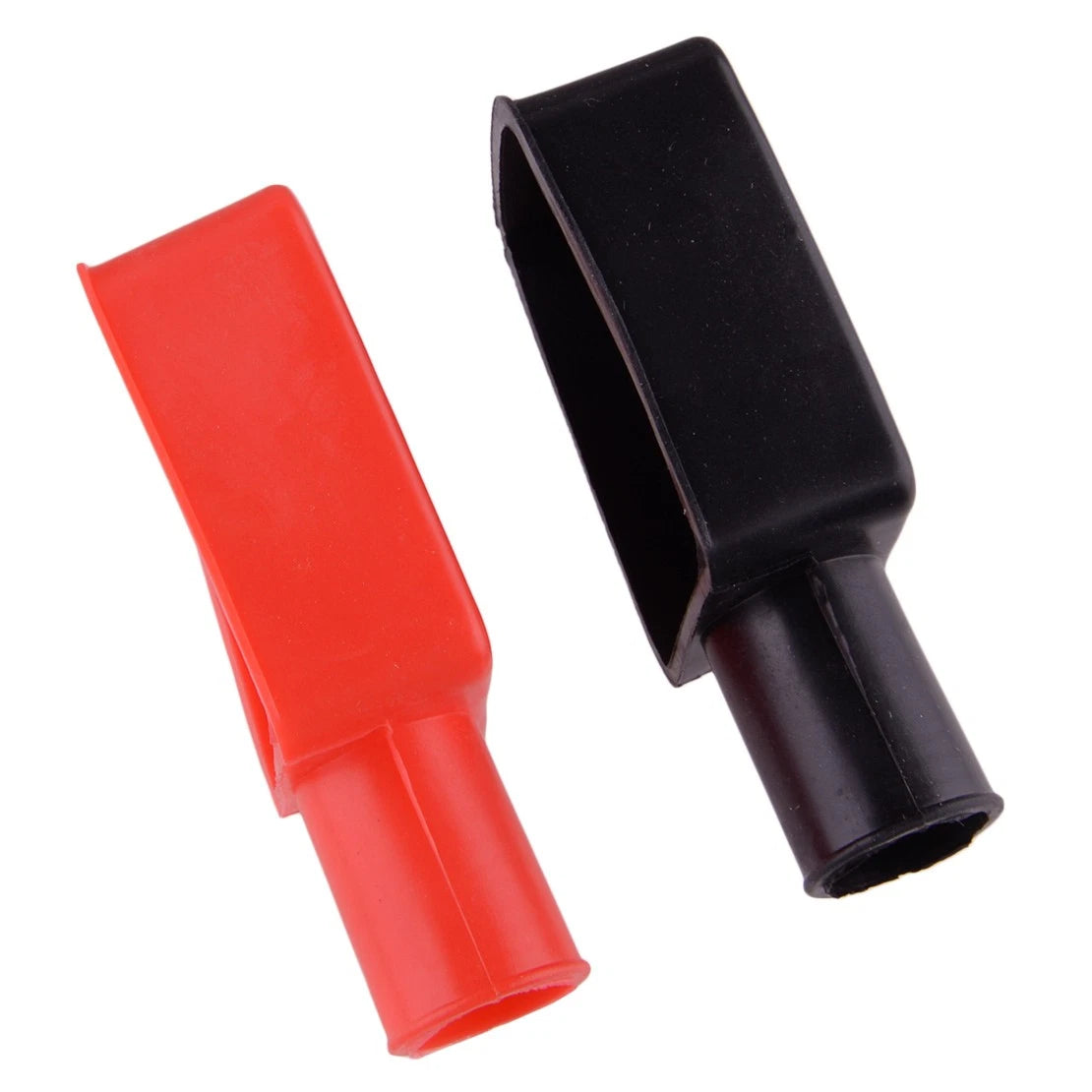 Red & Black Battery Post Wire Terminal Rubber Boot Cover for Car - SUV